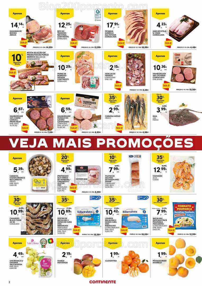 Antevisão Folheto CONTINENTE Promoções Fim de Semana - 14 a 17 julho