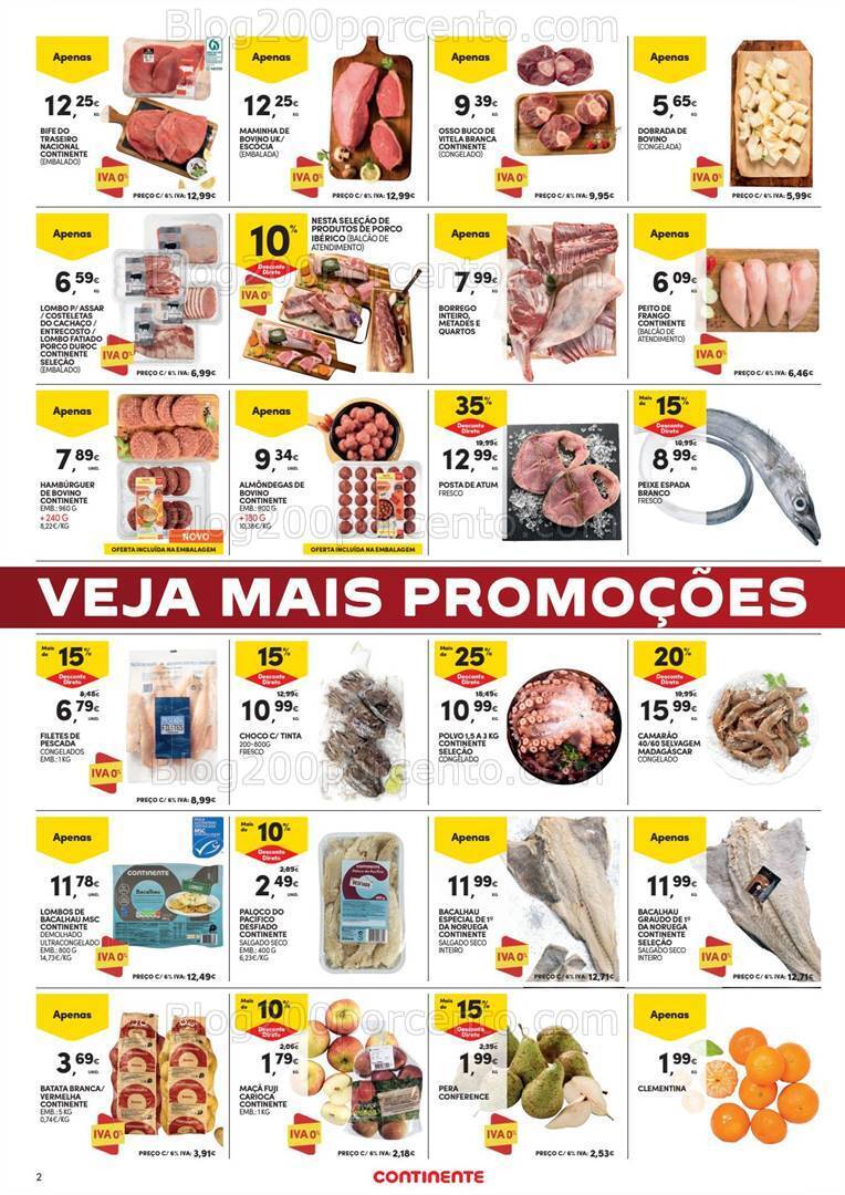 Antevisão Folheto CONTINENTE Promoções Fim de Semana - 15 a 18 setembro