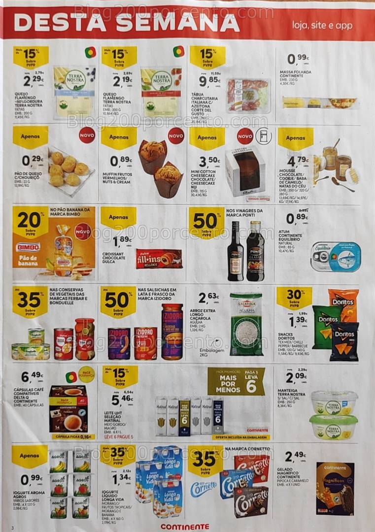 Antevisão Folheto CONTINENTE Promoções Fim de Semana - 16 a 19 agosto