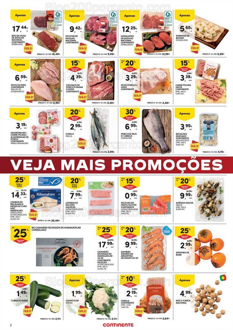 Antevisão Folheto CONTINENTE Promoções Fim de Semana - 17 a 20 novembro