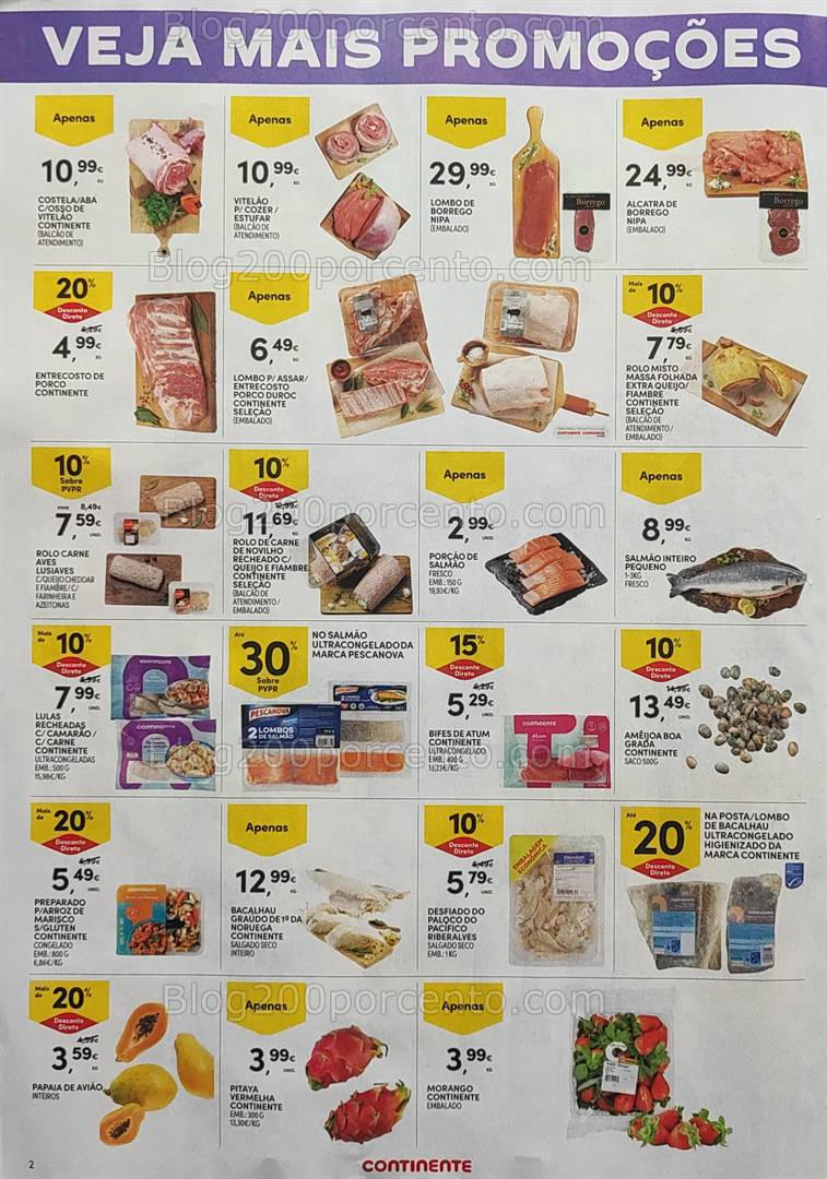 Antevisão Folheto CONTINENTE Promoções Fim de Semana - 18 a 21 abril