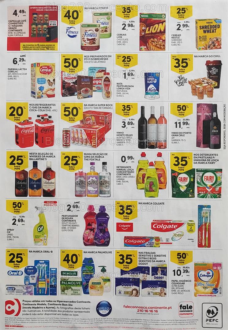 Antevisão Folheto CONTINENTE Promoções Fim de Semana - 18 a 21 abril
