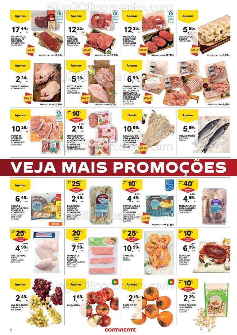 Antevisão Folheto CONTINENTE Promoções Fim de Semana - 20 a 23 outubro