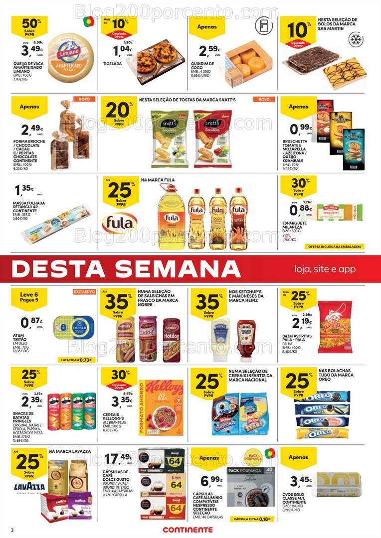 Antevisão Folheto CONTINENTE Promoções Fim de Semana - 23 a 26 fevereiro
