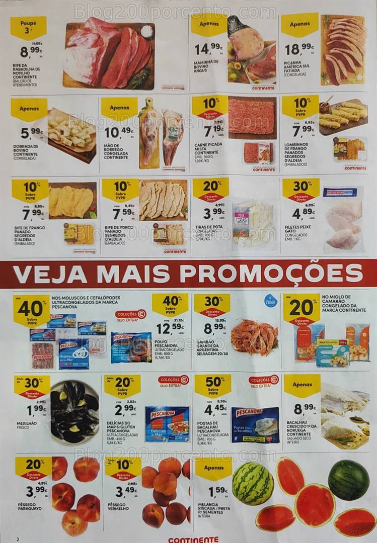 Antevisão Folheto CONTINENTE Promoções Fim de Semana - 24 a 27 maio