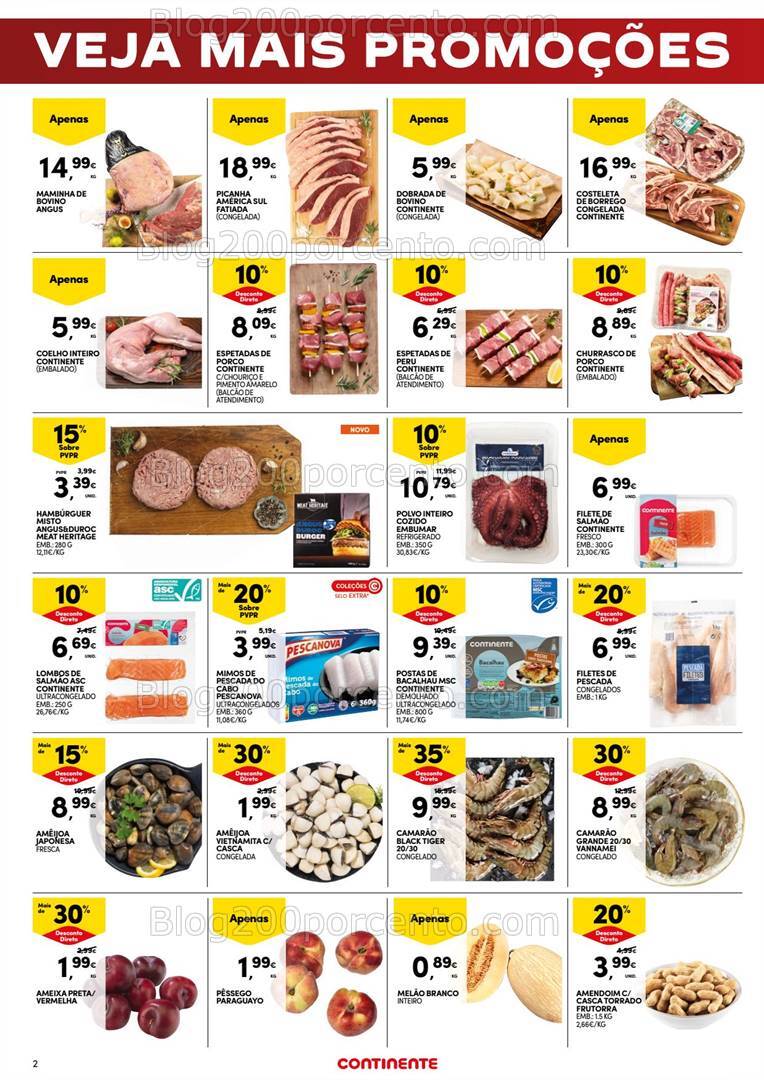 Antevisão Folheto CONTINENTE Promoções Fim de Semana - 26 a 29 julho