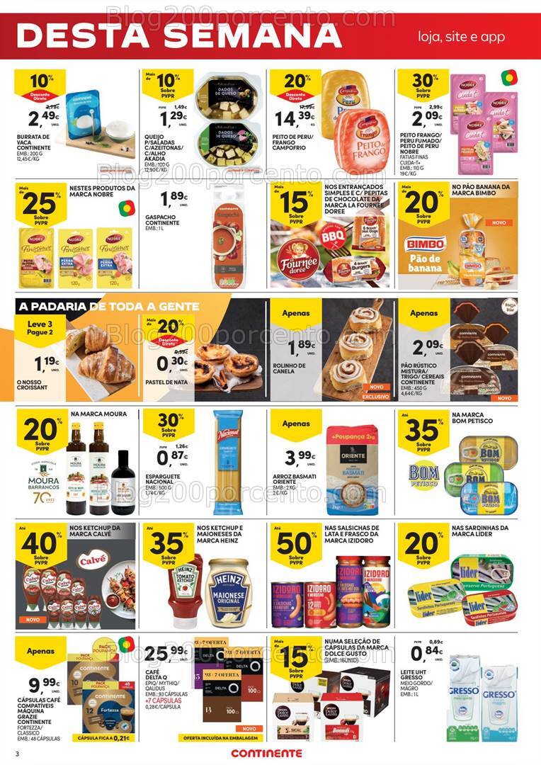 Antevisão Folheto CONTINENTE Promoções Fim de Semana - 26 a 29 julho