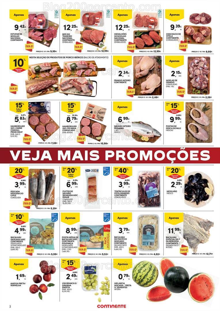 Antevisão Folheto CONTINENTE Promoções Fim de Semana - 29 setembro a 2 outubro