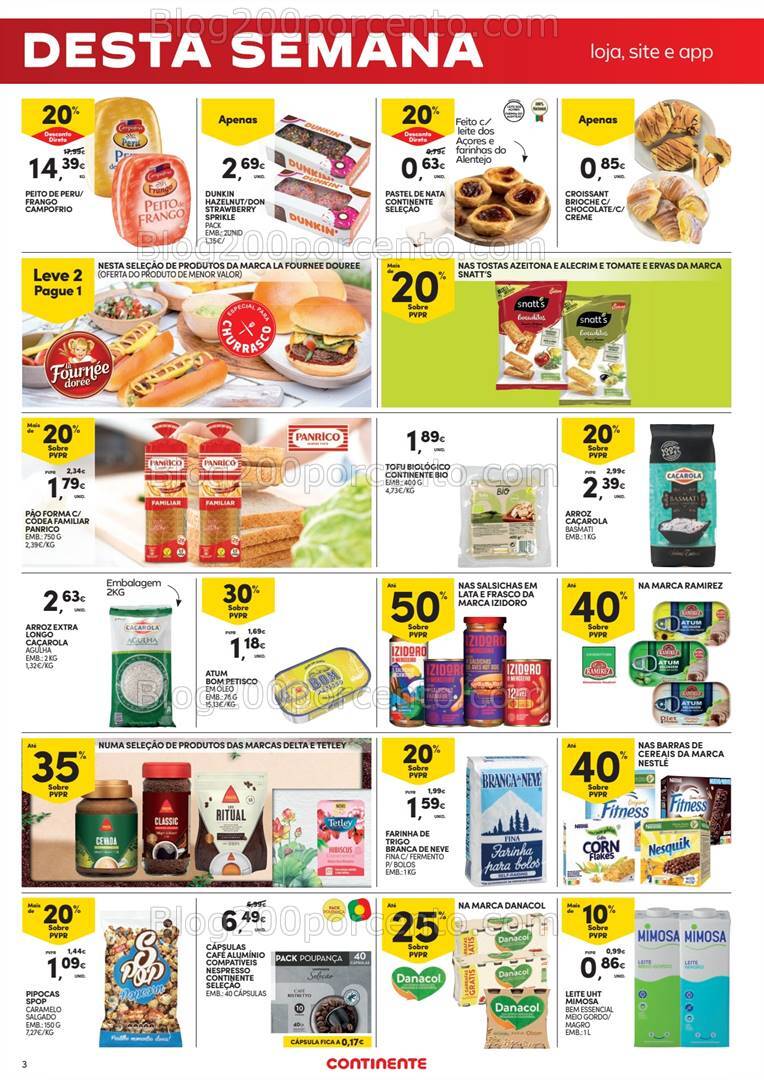 Antevisão Folheto CONTINENTE Fim de Semana - 30 agosto a 2 setembro
