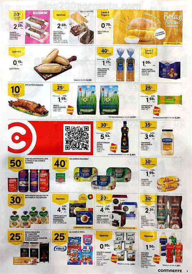 Antevisão Folheto CONTINENTE Promoções Fim de Semana - 30 junho a 3 julho