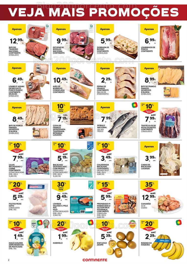 Antevisão Folheto CONTINENTE Promoções Fim de Semana - 4 a 7 outubro