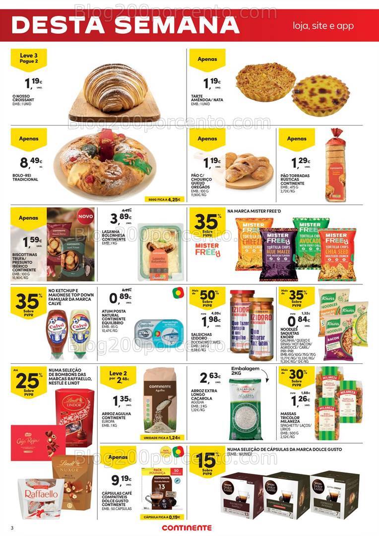 Antevisão Folheto CONTINENTE Promoções Fim de Semana - 4 a 7 outubro