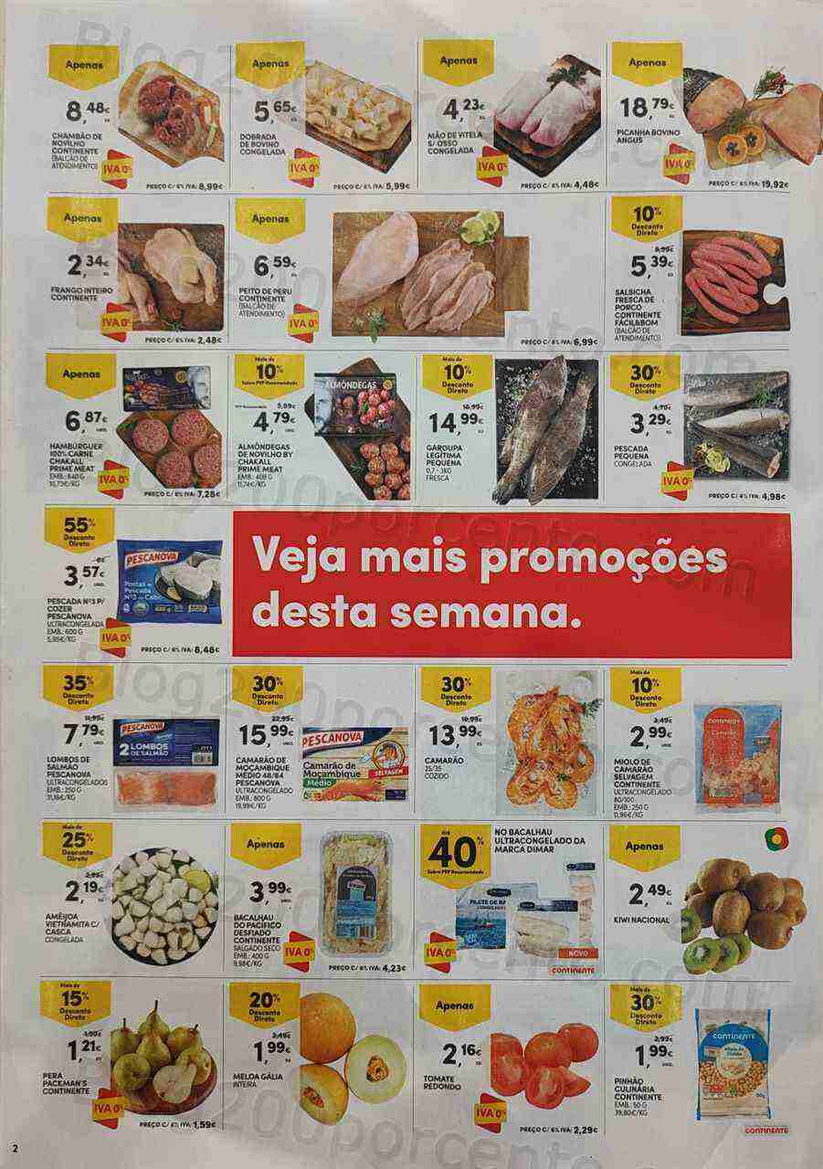 Antevisão Folheto CONTINENTE Promoções Fim de Semana - 5 a 8 maio