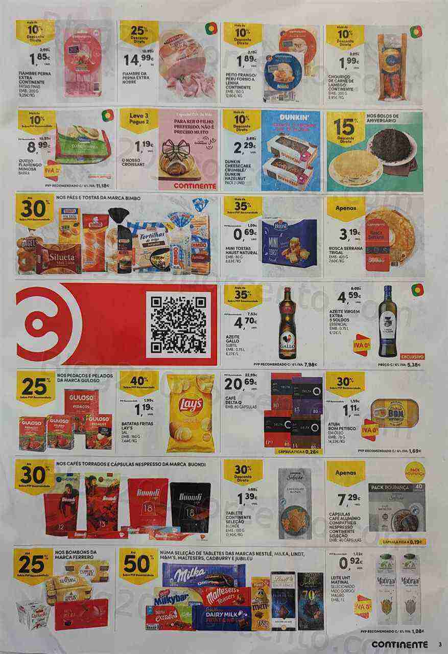 Antevisão Folheto CONTINENTE Promoções Fim de Semana - 5 a 8 maio