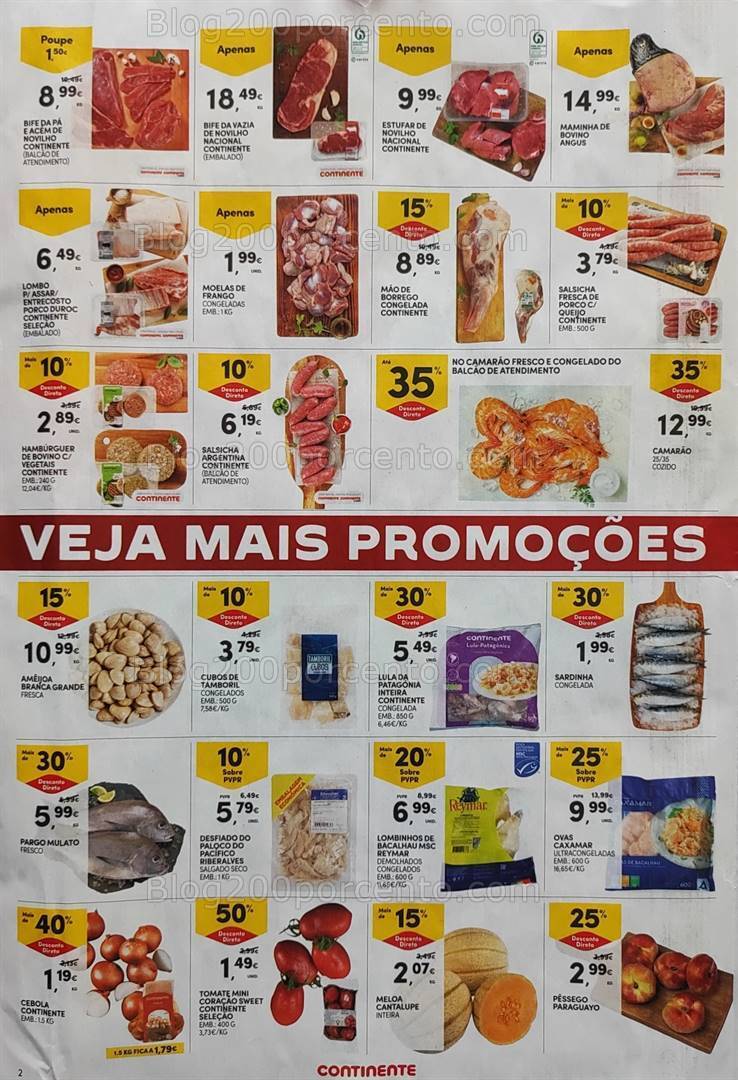 Antevisão Folheto CONTINENTE Promoções Fim de Semana - 7 a 10 junho