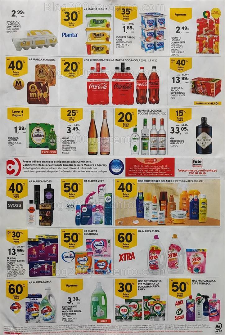 Antevisão Folheto CONTINENTE Promoções Fim de Semana - 7 a 10 junho