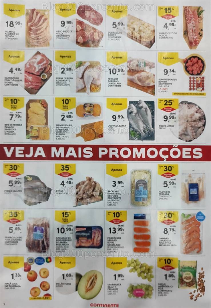 Antevisão Folheto CONTINENTE Promoções Fim de Semana - 8 a 11 março