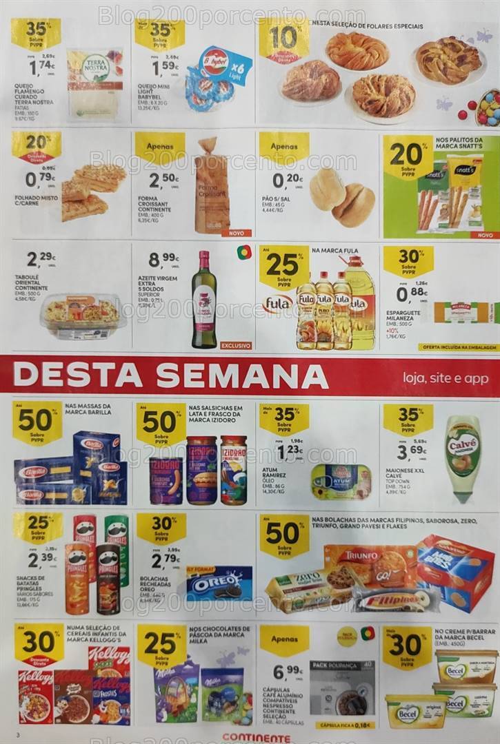 Antevisão Folheto CONTINENTE Promoções Fim de Semana - 8 a 11 março