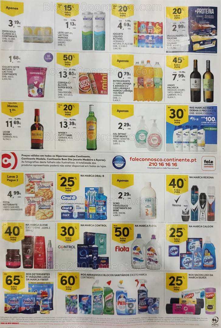 Antevisão Folheto CONTINENTE Promoções Fim de Semana - 8 a 11 março