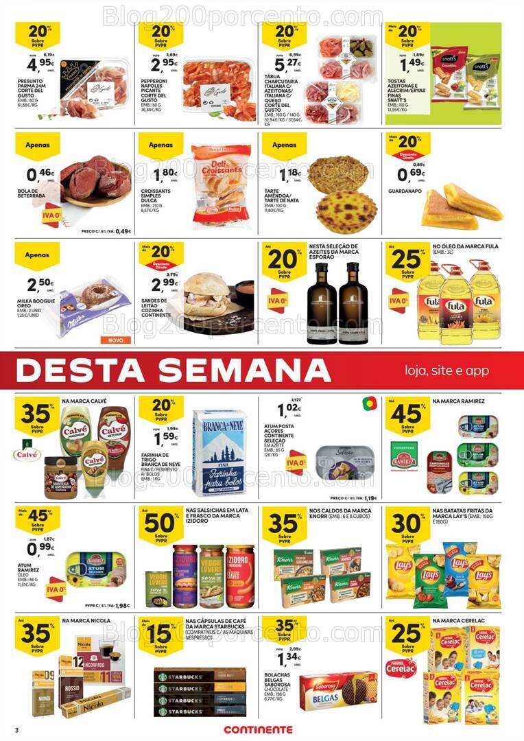 Antevisão Folheto CONTINENTE Promoções Fim de Semana - 8 a 11 setembro