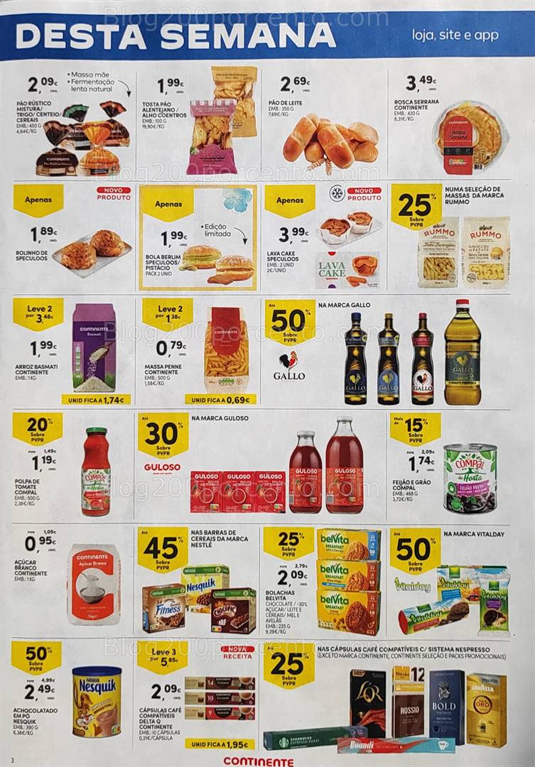 Antevisão Folheto CONTINENTE Promoções Fim de Semana - 9 a 12 maio
