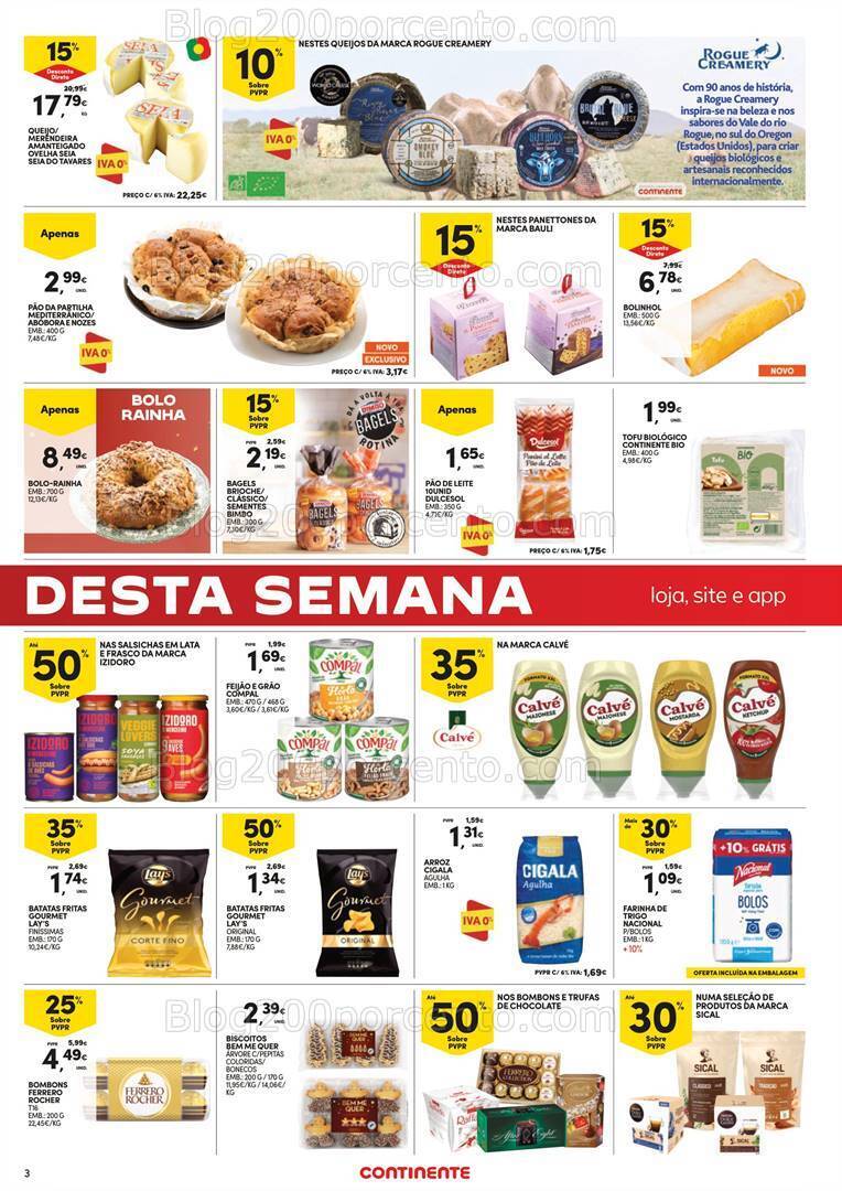 Antevisão Folheto  CONTINENTE Promoções Fim de Semana - 1 a 4 dezembro