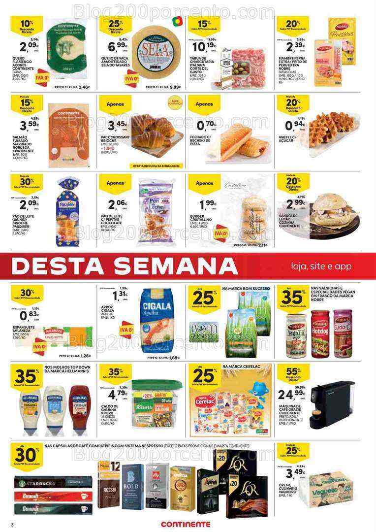 Antevisão Folheto CONTINENTE Promoções Fim de Semana - 11 a 14 agosto