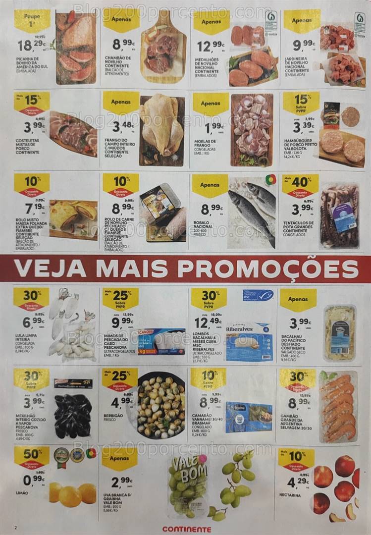 Antevisão Folheto CONTINENTE Fim de Semana Promoções de 26 a 29 janeiro