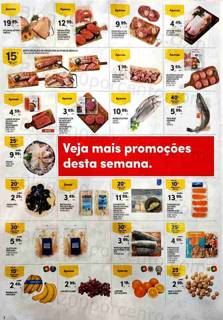Antevisão Folheto CONTINENTE Promoções Fim de Semana - 3 a 6 março