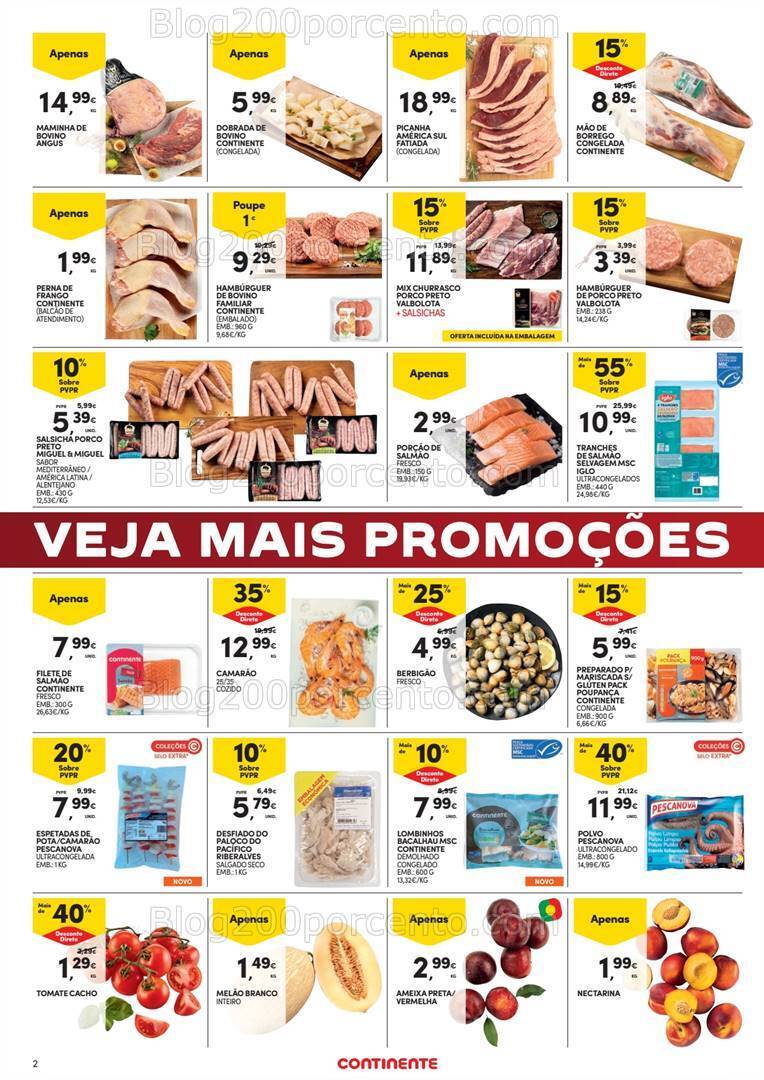 Antevisão Folheto CONTINENTE Promoções Fim de Semana - 5 a 8 junho