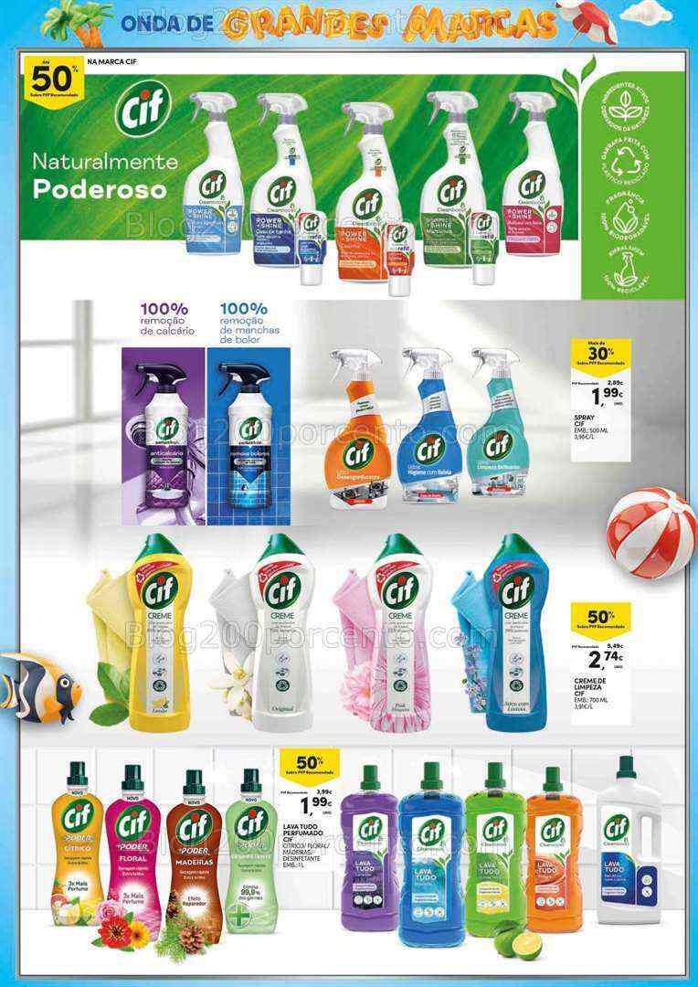 Antevisão Folheto CONTINENTE Grandes Marcas Verão Promoções de 18 a 30 julho