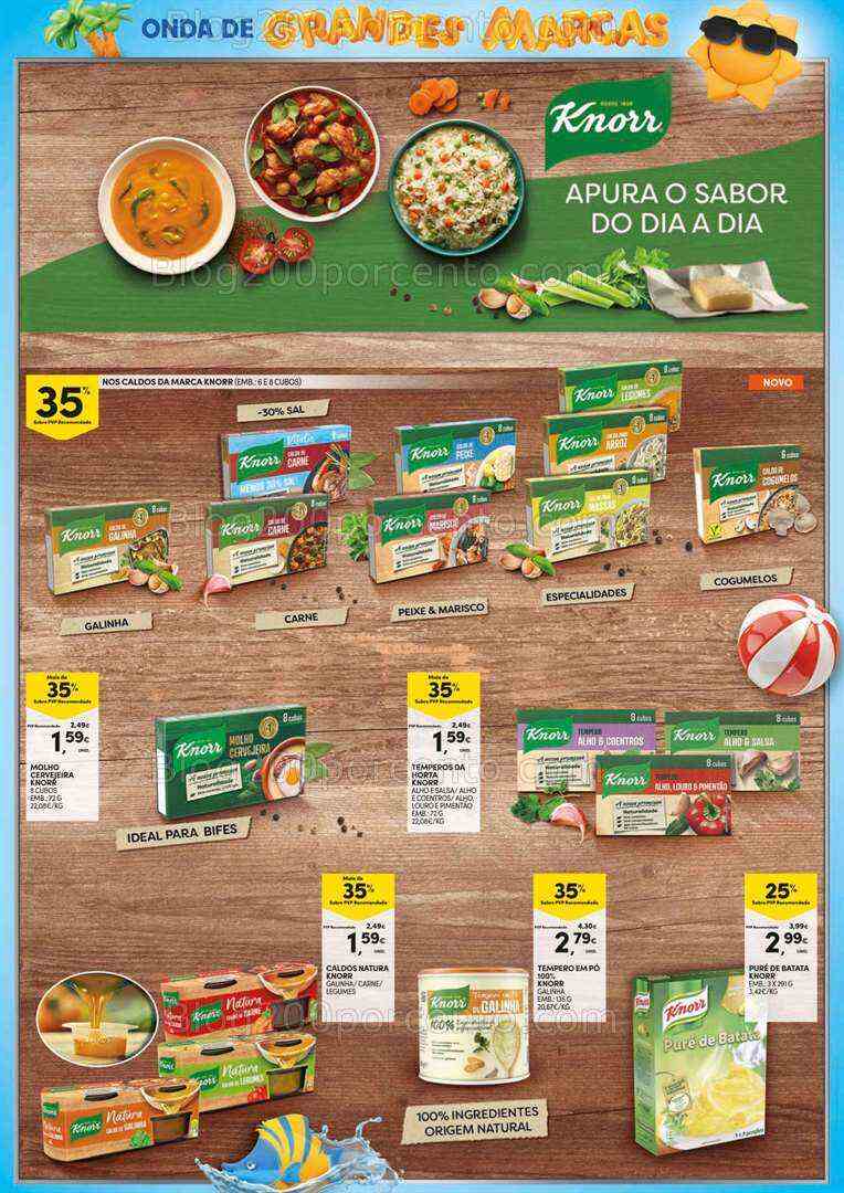 Antevisão Folheto CONTINENTE Grandes Marcas Verão Promoções de 18 a 30 julho