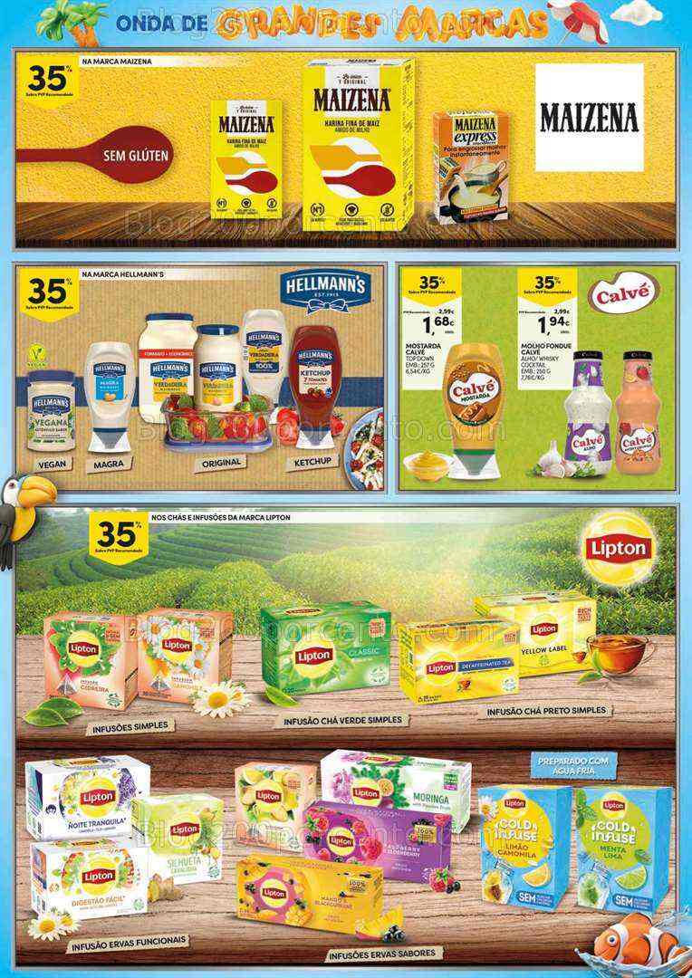 Antevisão Folheto CONTINENTE Grandes Marcas Verão Promoções de 18 a 30 julho