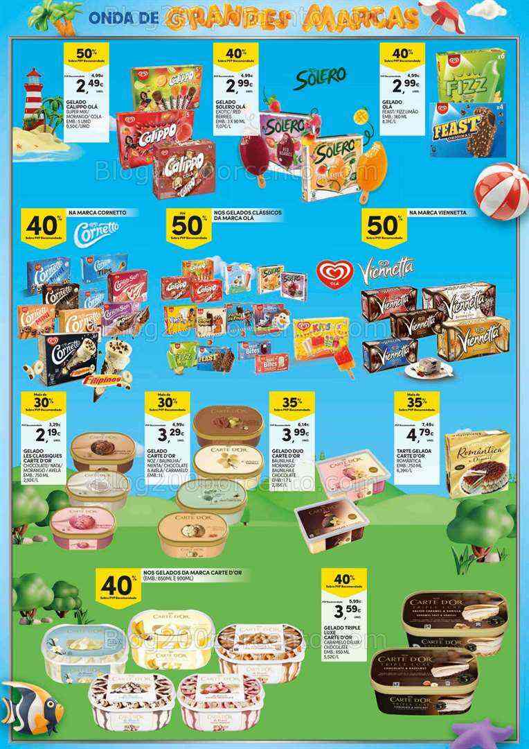 Antevisão Folheto CONTINENTE Grandes Marcas Verão Promoções de 18 a 30 julho