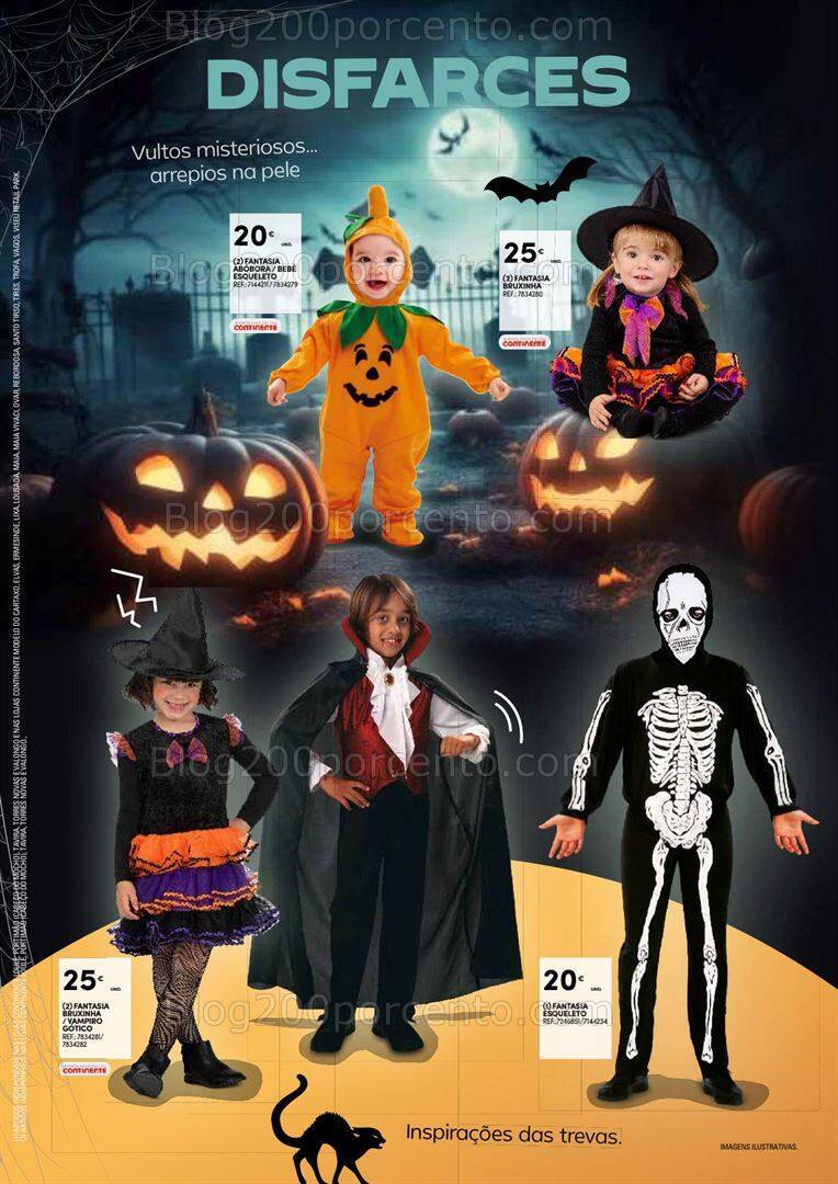 Antevisão Folheto CONTINENTE Halloween Promoções de 10 a 31 outubro