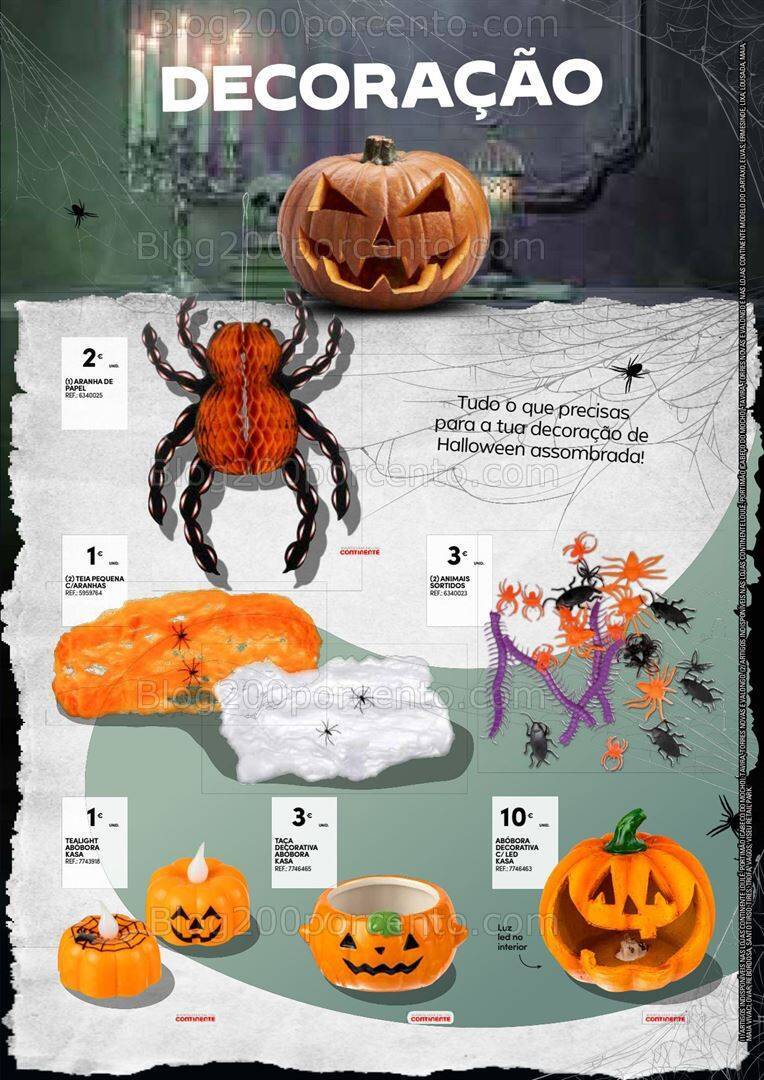 Antevisão Folheto CONTINENTE Halloween Promoções de 10 a 31 outubro