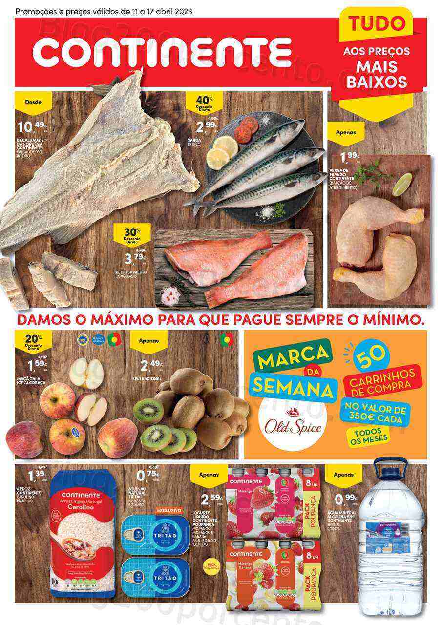 Antevisão Folheto CONTINENTE Modelo - Hiper Promoções de 11 a 17 abril