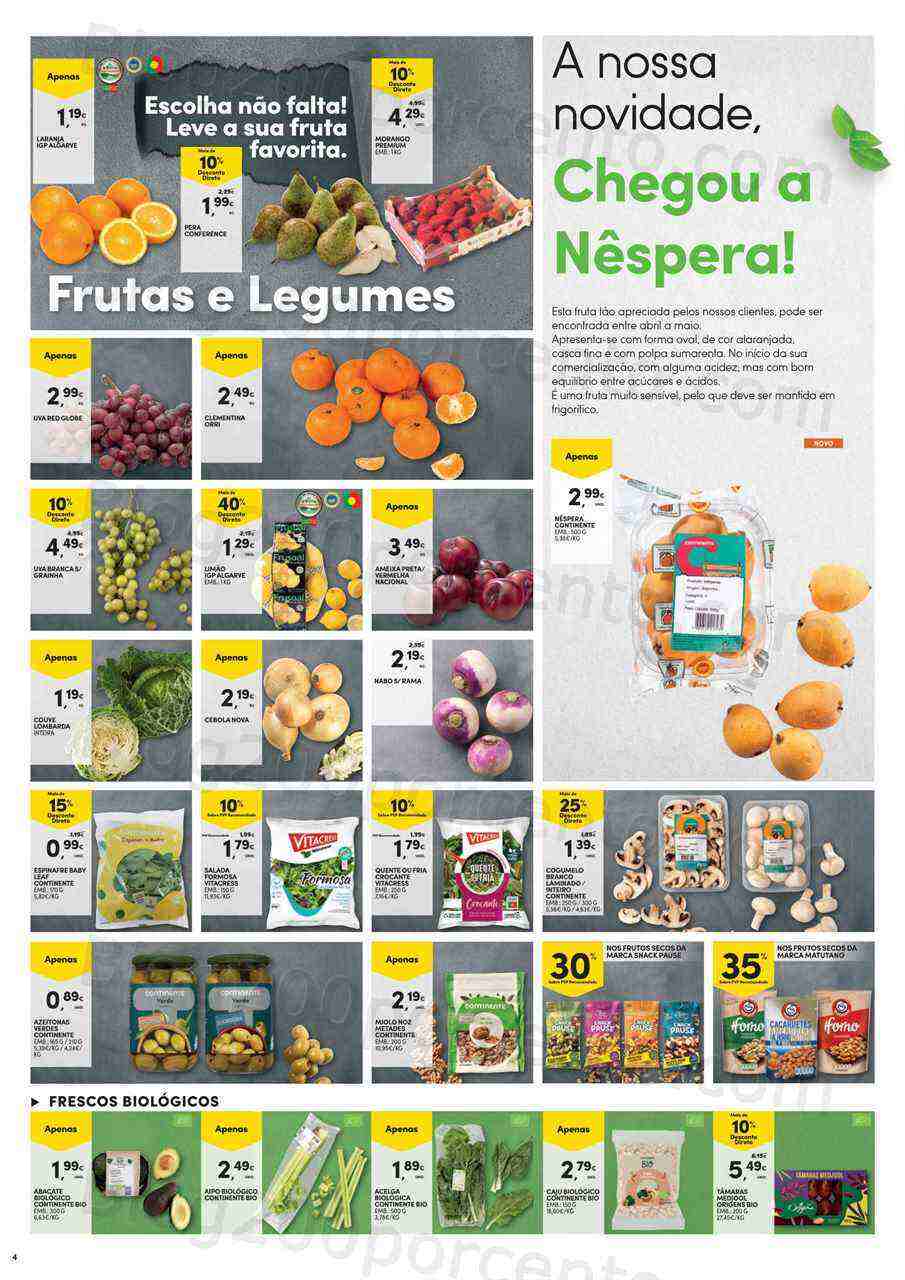 Antevisão Folheto CONTINENTE Modelo - Hiper Promoções de 11 a 17 abril