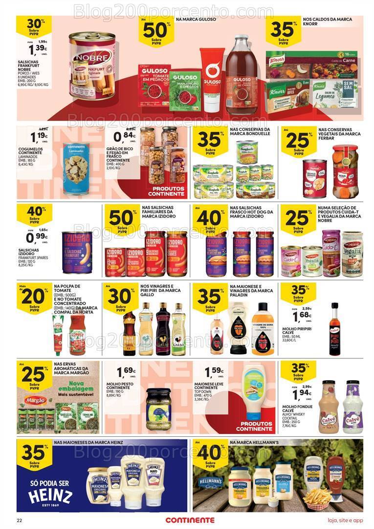 Antevisão Folheto CONTINENTE Promoções de 23 a 29 julho