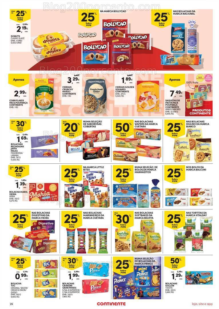 Antevisão Folheto CONTINENTE Promoções de 23 a 29 julho