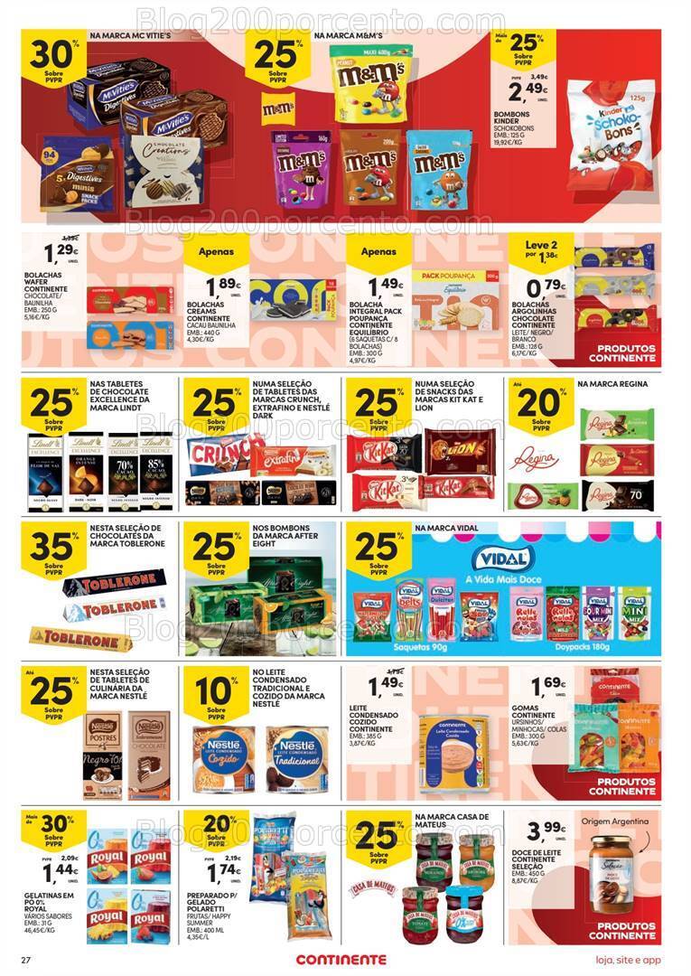 Antevisão Folheto CONTINENTE Promoções de 23 a 29 julho