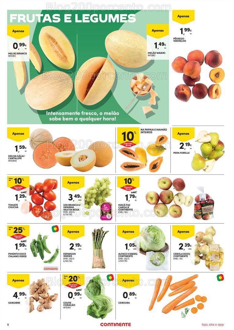 Antevisão Folheto CONTINENTE Promoções de 23 a 29 julho