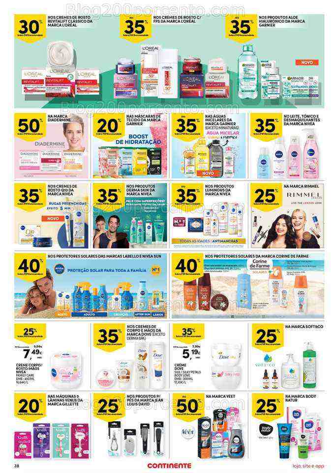 Antevisão Folheto CONTINENTE Modelo - Hiper Promoções de 4 a 10 julho