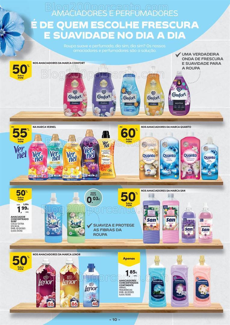 Antevisão Folheto CONTINENTE Limpeza Promoções de 14 a 26 maio