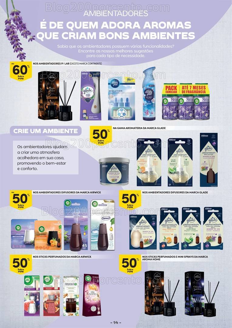 Antevisão Folheto CONTINENTE Limpeza Promoções de 14 a 26 maio