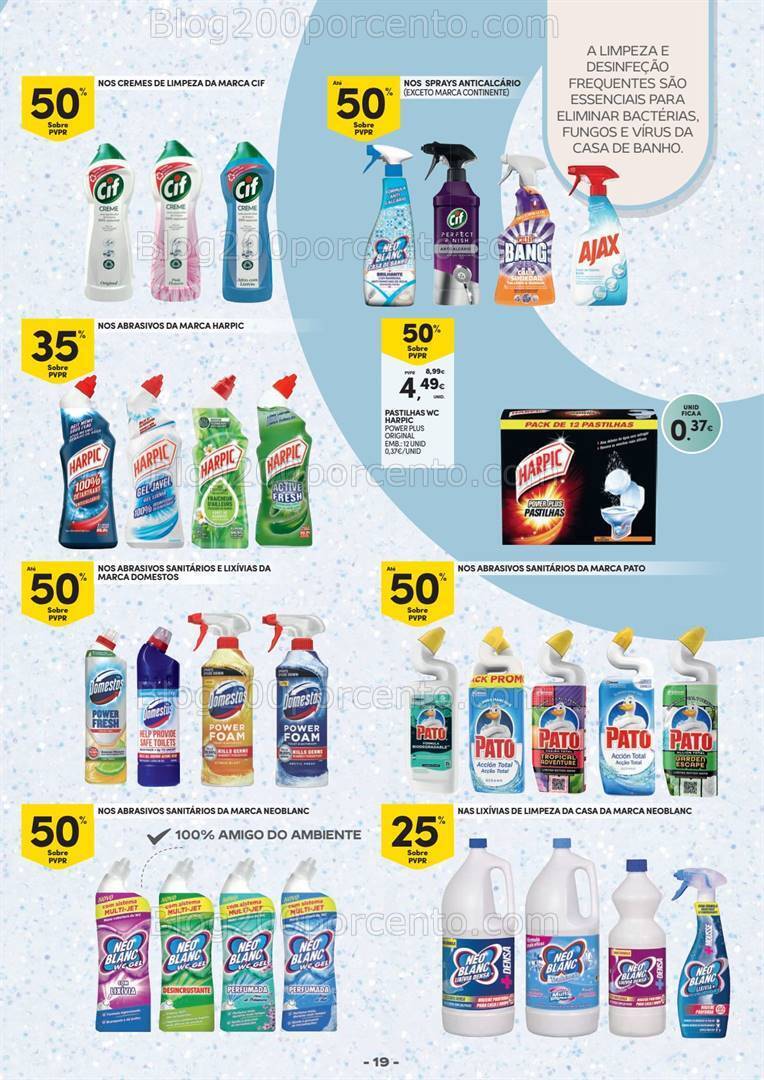 Antevisão Folheto CONTINENTE Limpeza Promoções de 14 a 26 maio