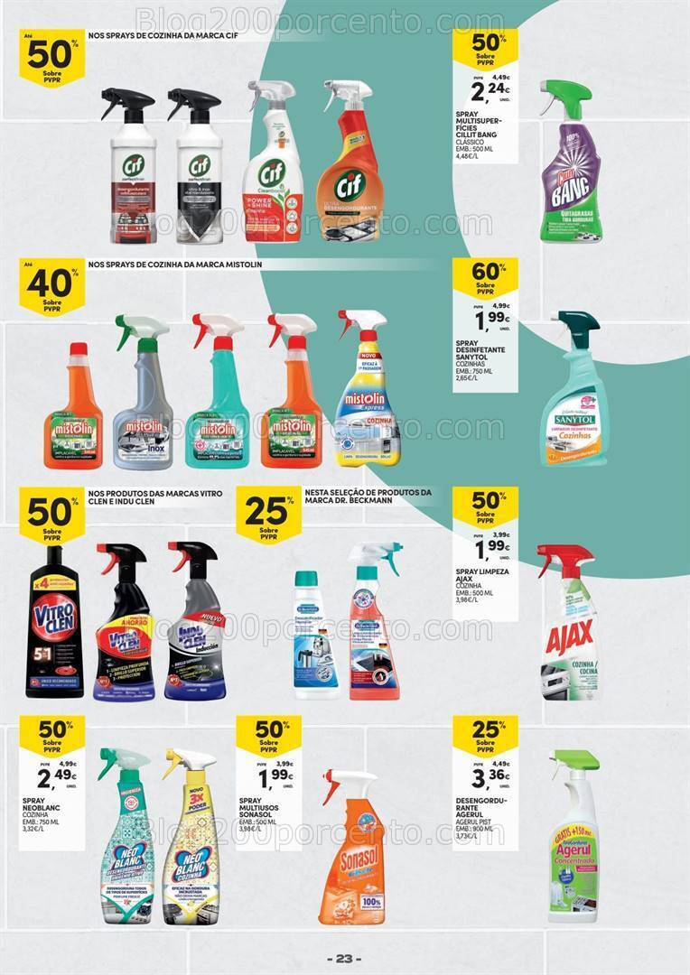 Antevisão Folheto CONTINENTE Limpeza Promoções de 14 a 26 maio