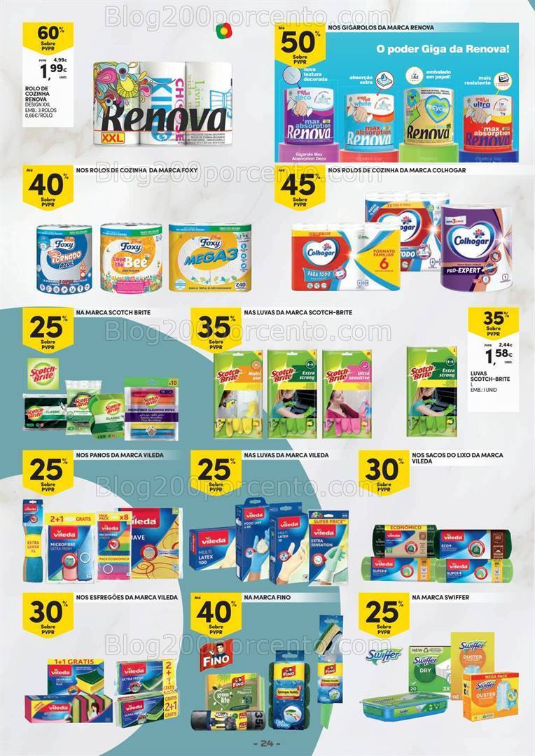 Antevisão Folheto CONTINENTE Limpeza Promoções de 14 a 26 maio