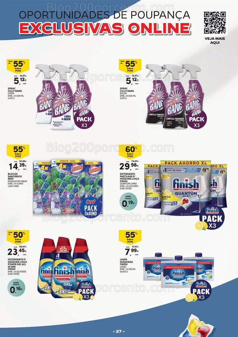 Antevisão Folheto CONTINENTE Limpeza Promoções de 14 a 26 maio