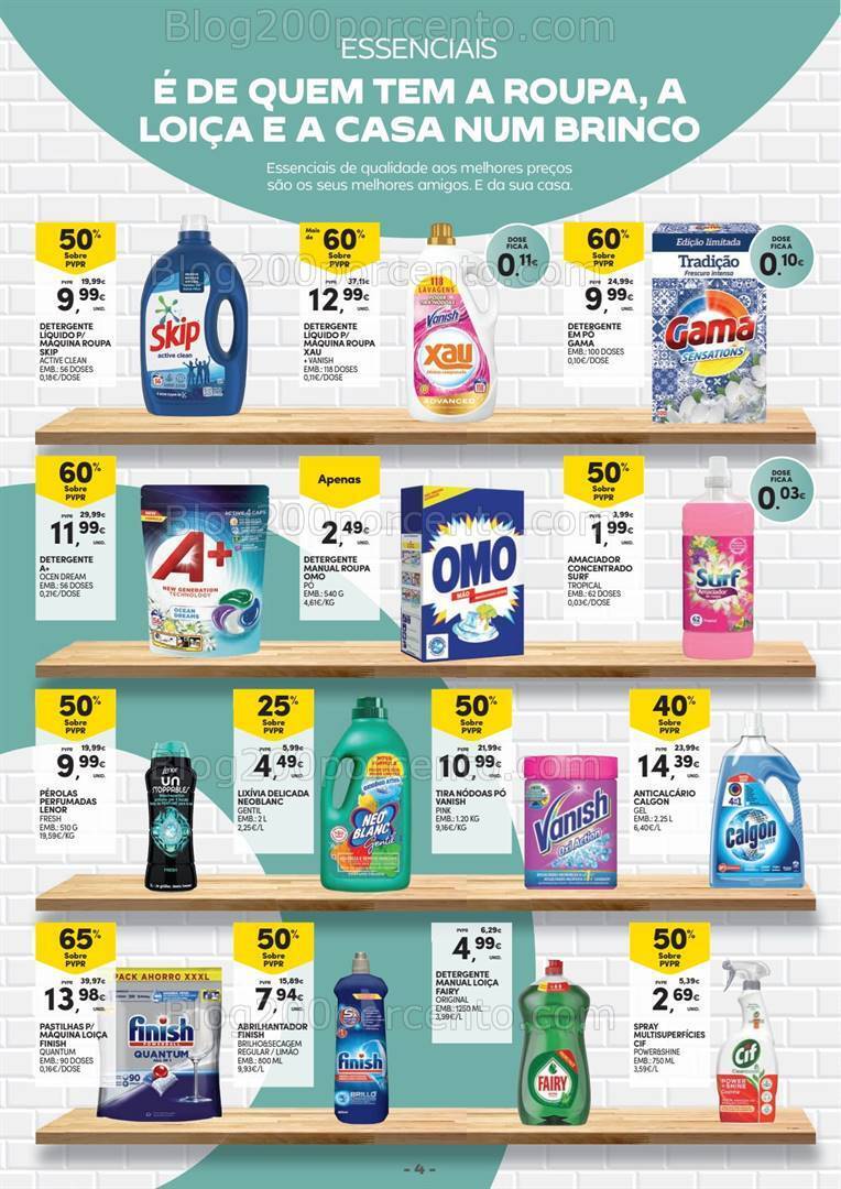 Antevisão Folheto CONTINENTE Limpeza Promoções de 14 a 26 maio